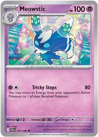 Meowstic #037/086 from ME04: Chaos Rising Pokemon card image