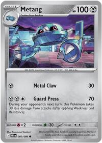 Metang #060/086 from ME04: Chaos Rising Pokemon card image