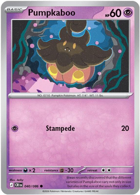 Pumpkaboo 040/086 from ME04: Chaos Rising