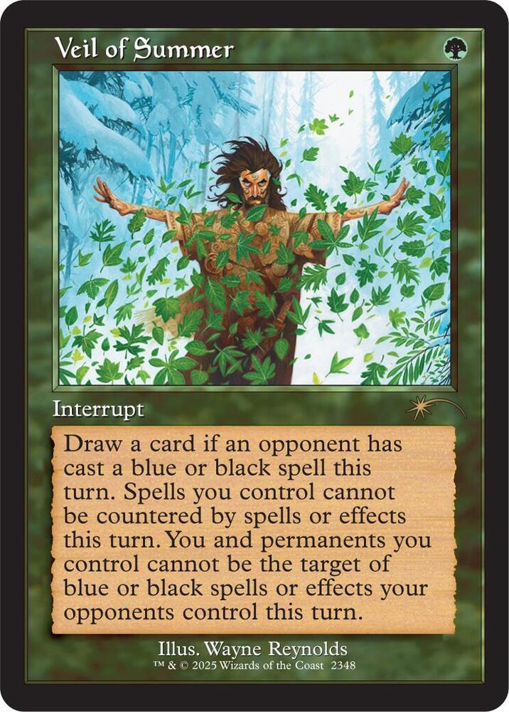 Veil of Summer (2348) - Secret Lair Drop Series - Magic: The Gathering
