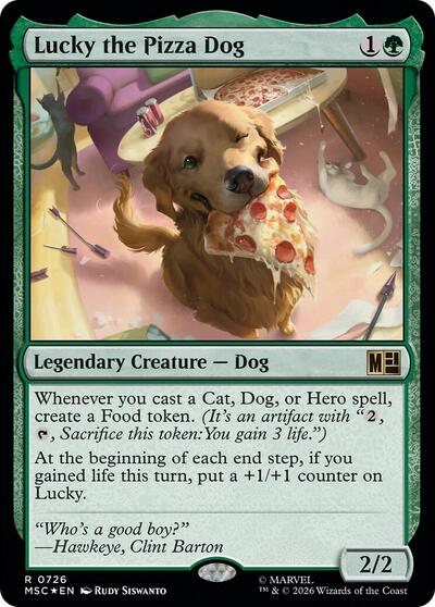 Lucky the Pizza Dog