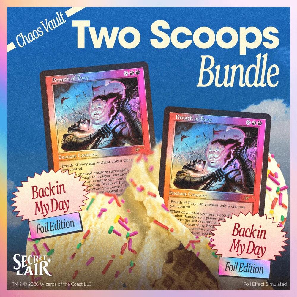 Secret Lair Drop: Two Scoops - Double Vanilla With Sprinkles