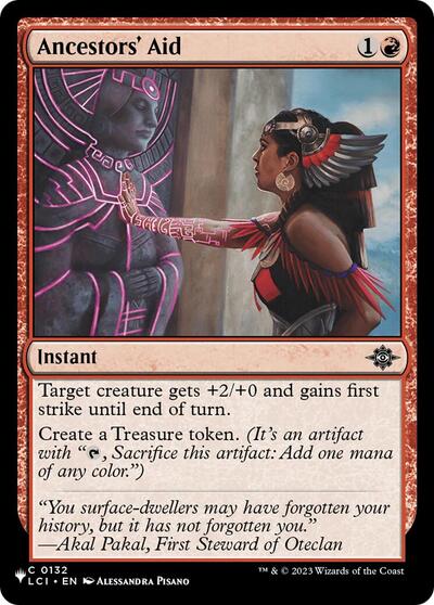 Ancestors' Aid (The List) from PLST #LCI-132, Magic: The Gathering card