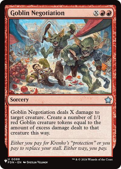 Goblin Negotiation (The List Reprints)
