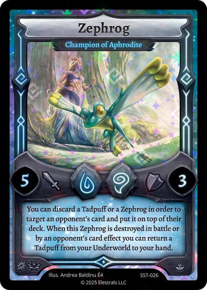 Zephrog - Champion of Aphrodite (SST-026) - Divine Champions