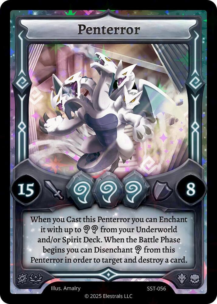 パズル＆ドラゴンズTCG UR パラレル メタトロン Penterror (SST-056) - Divine Champions: Sunstrike - Elestrals
