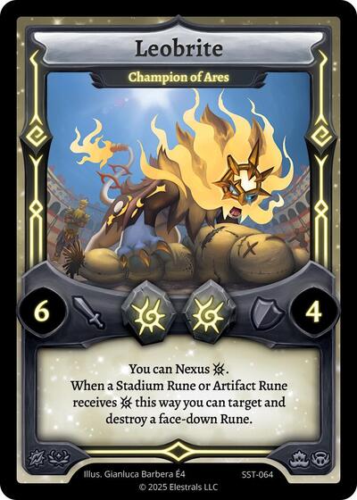 Leobrite - Champion of Ares