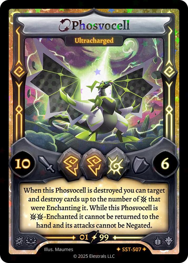 バルホルス、アルカディアス、エルフェウス Phosvocell - Ultracharged (SST-S07) - Divine Champions: Sunstrike