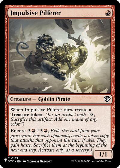 Impulsive Pilferer (The List Reprints)