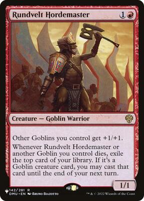 Rundvelt Hordemaster #142 – The List Reprints (Rare)