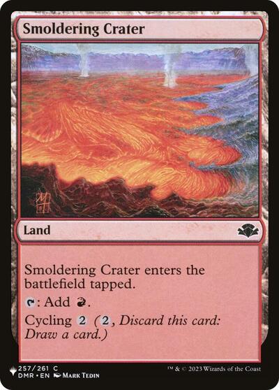 Smoldering Crater (The List Reprints)