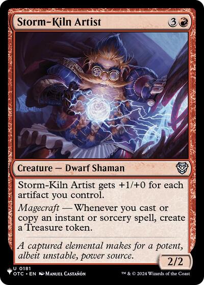 Storm-Kiln Artist (The List · from OTC) PLST OTC-181 Magic card