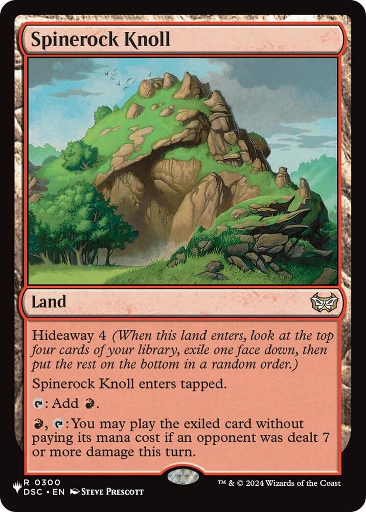 Spinerock Knoll (DSC) 300 card