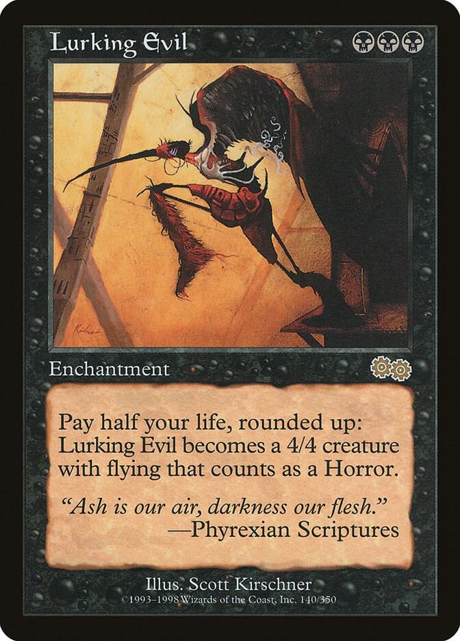 Lurking Evil - Urza's Saga - Magic: The Gathering