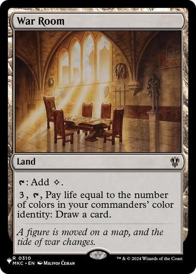 War Room (The List, from MKC) from LIST #MKC-310, Magic: The Gathering card