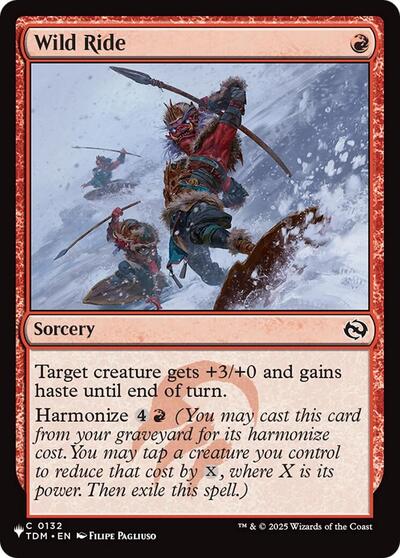 Wild Ride (The List) PLST TDM-132 Magic card