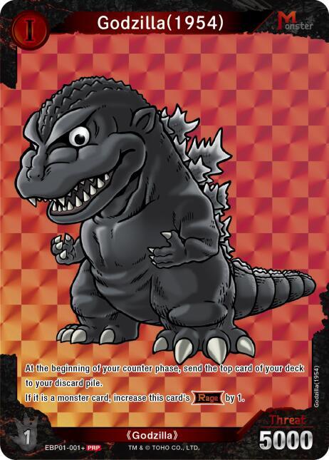 Godzilla (1954) (EBP01-001+) - Promo Cards - Godzilla Card Game
