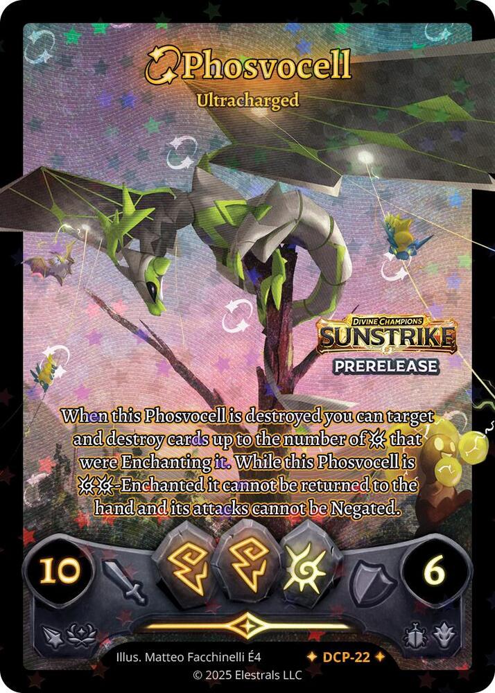 バルホルス、アルカディアス、エルフェウス Phosvocell - Ultracharged - Divine Champions: Sunstrike Promos