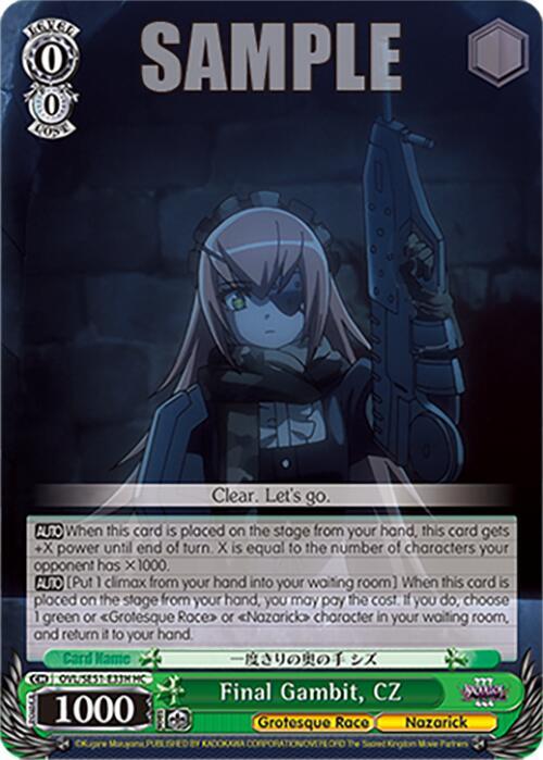 Final Gambit, CZ (HC) - Nazarick: Tomb of the Undead Vol.3 Extra