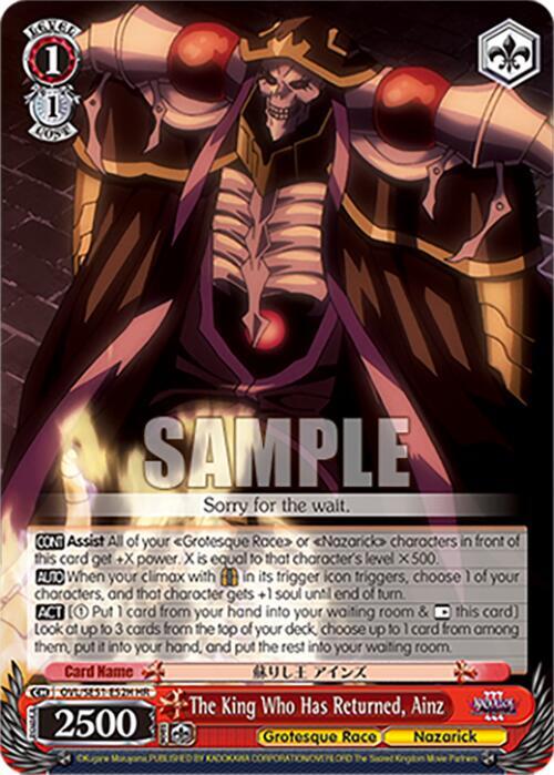 The King Who Has Returned, Ainz (HR) - Nazarick: Tomb of the