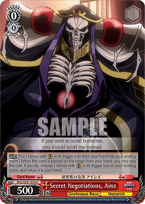 Secret Negotiations, Ainz
