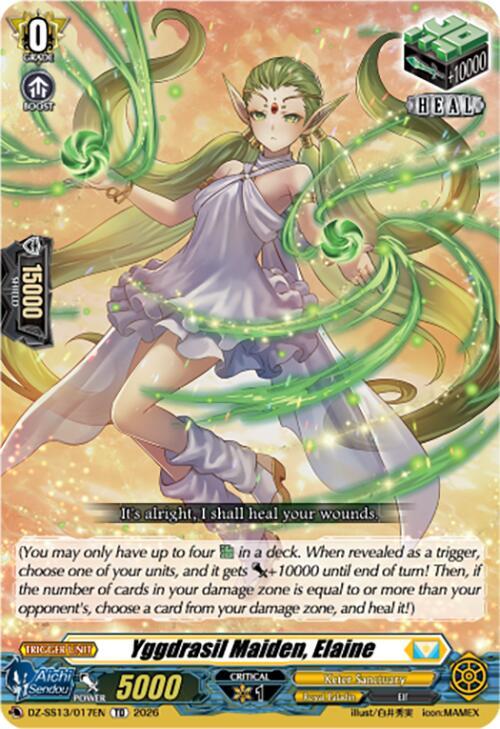 Yggdrasil Maiden, Elaine - DZ-SS13: Blaster Blade Start Deck
