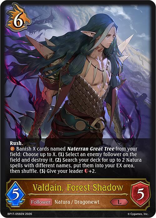 Valdain, Forest Shadow - BP17: Convergent Destinies - Shadowverse