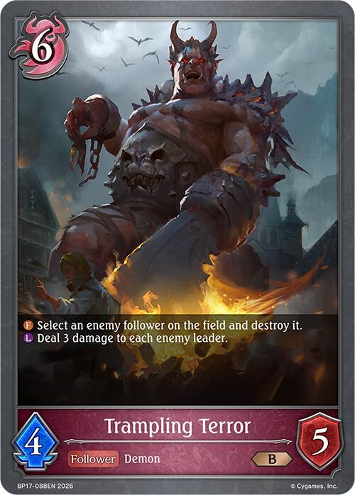 Trampling Terror - BP17: Convergent Destinies - Shadowverse