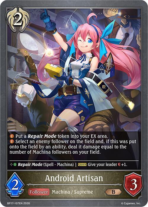 Android Artisan - BP17: Convergent Destinies - Shadowverse: Evolve