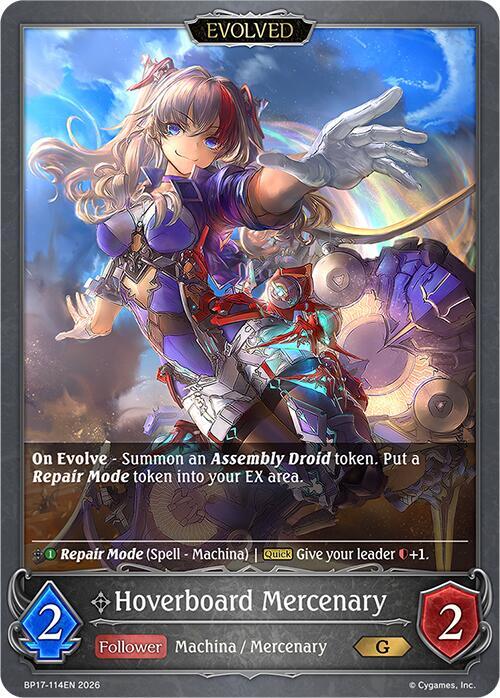 Hoverboard Mercenary (Evolved) - BP17: Convergent Destinies