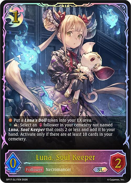 Luna, Soul Keeper (SL) - BP17: Convergent Destinies - Shadowverse