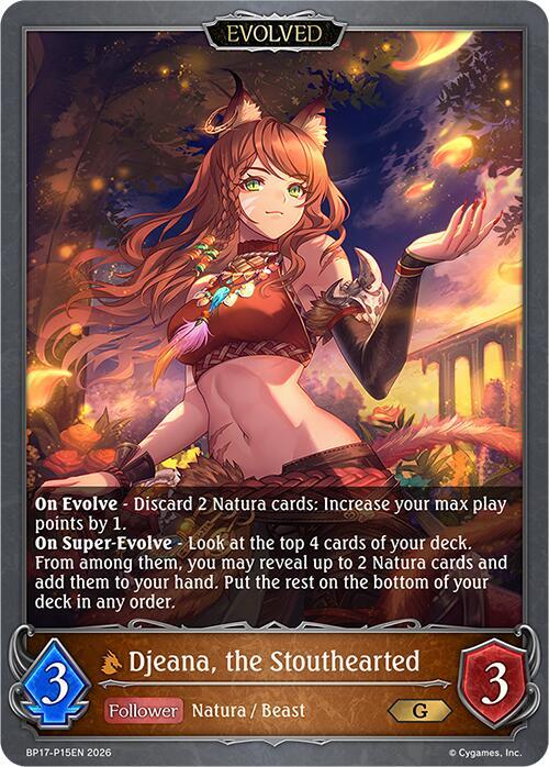 Djeana, the Stouthearted (Evolved) - P15EN (Foil)