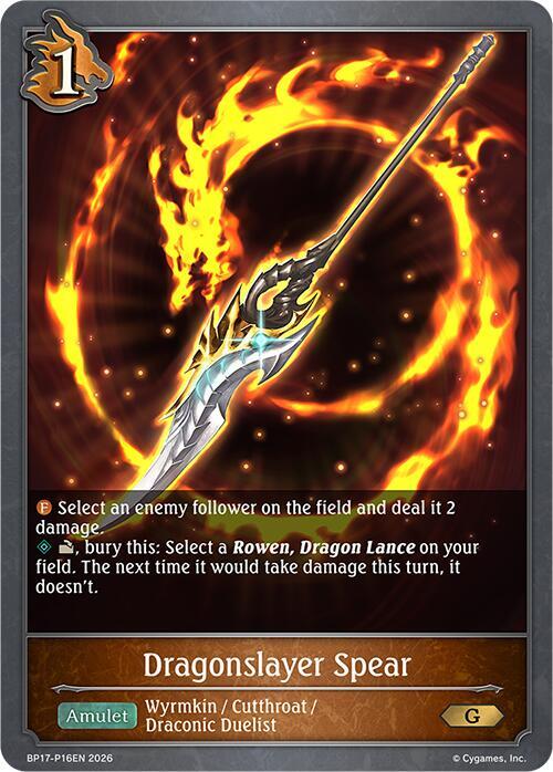 Dragonslayer Spear - P16EN (Foil)