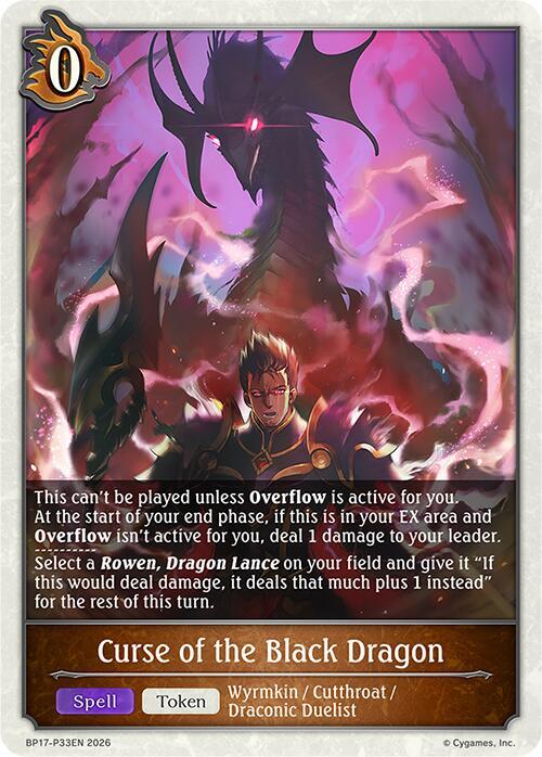 Curse of the Black Dragon - P33EN (Foil) - BP17: Convergent