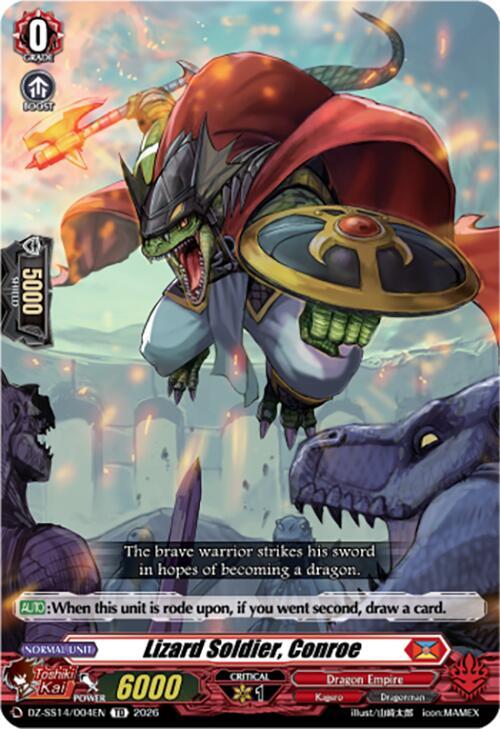 Lizard Soldier, Conroe - DZ-SS14: Dragonic Overlord Start Deck