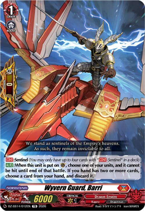 Wyvern Guard, Barri