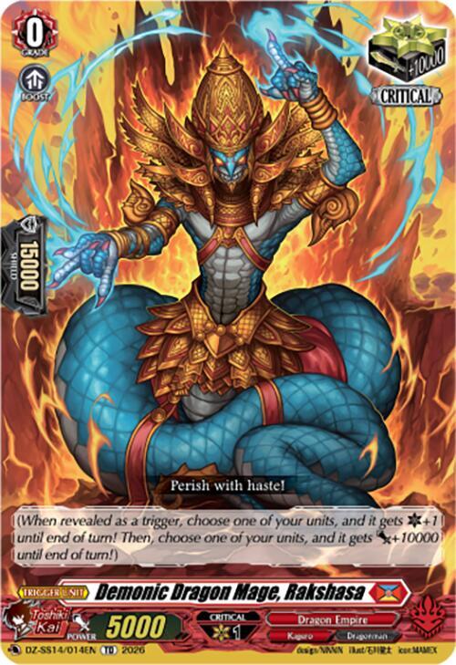 Demonic Dragon Mage Rakshasa Price & Card Details — DZ-SS14