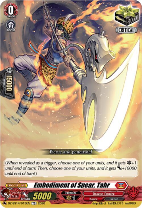Embodiment of Spear, Tahr
