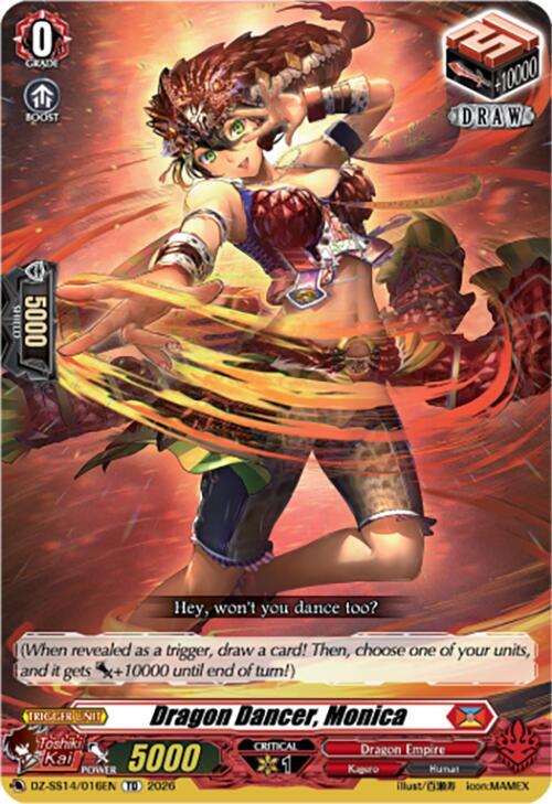 Dansカート Dragon Dancer Monica Price & Card Details — DZ-SS14: Dragonic