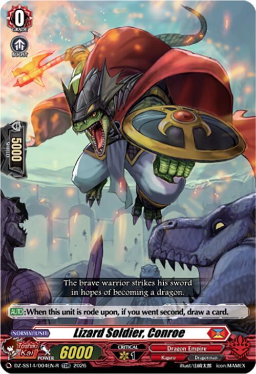 Lizard Soldier Conroe TDR Price & Card Details — DZ-SS14: Dragonic