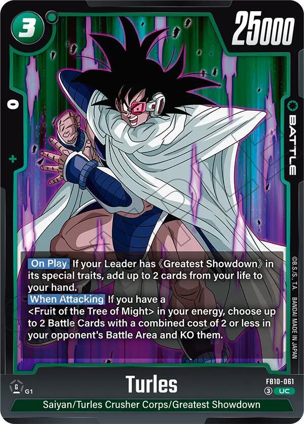 Turles - FB10-061 - Cross Force - Dragon Ball Super: Fusion World