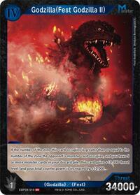 Godzilla (Fest Godzilla II) (EBP04-019) - Godzilla Card Game Booster Set 4: Endless Wars trading card