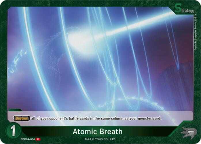 Atomic Breath (EBP04-084) - Booster Set 4: Endless Wars - Godzilla