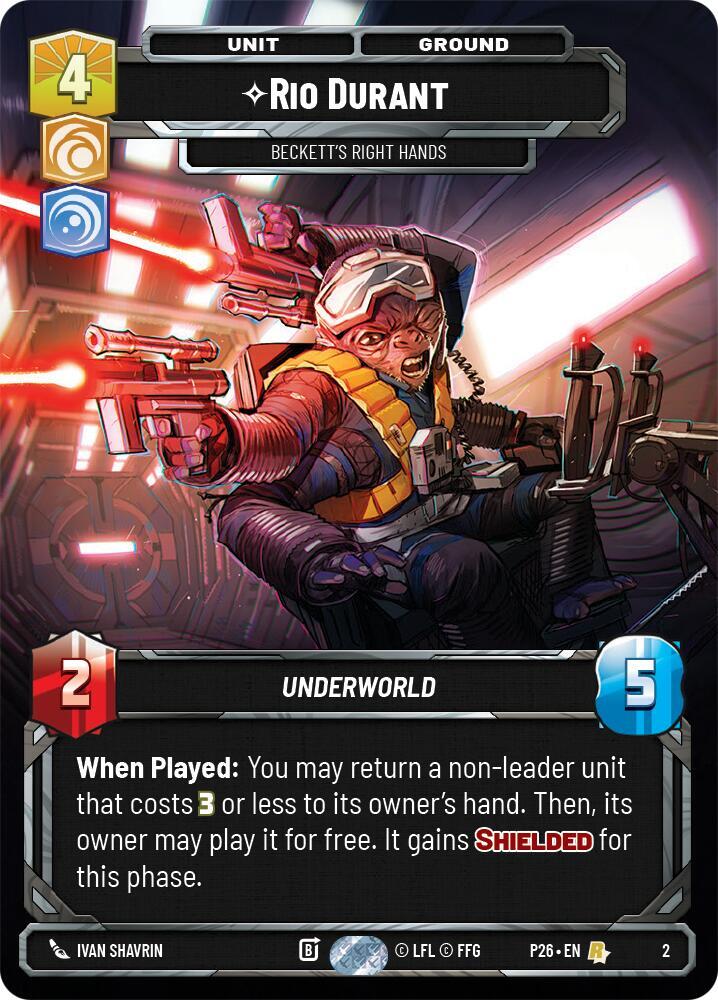 Rio Durant 2 card