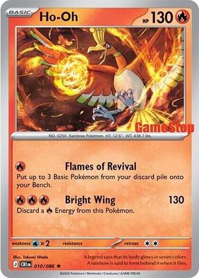 Ho-Oh - 010/086 (Gamestop Exclusive)