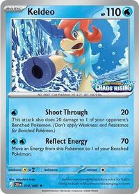 Keldeo - 019/086 (Chaos Rising Stamped) #019/086 from Miscellaneous Cards & Products Pokemon card image