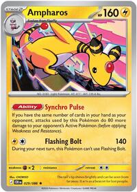 Ampharos - 029/086 (Non-Holo) #029/086 from Deck Exclusives Pokemon card image