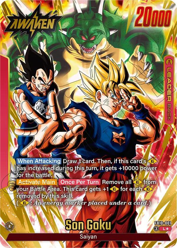 Son Goku - FB10-001 (Alternate Art) - Cross Force - Dragon Ball