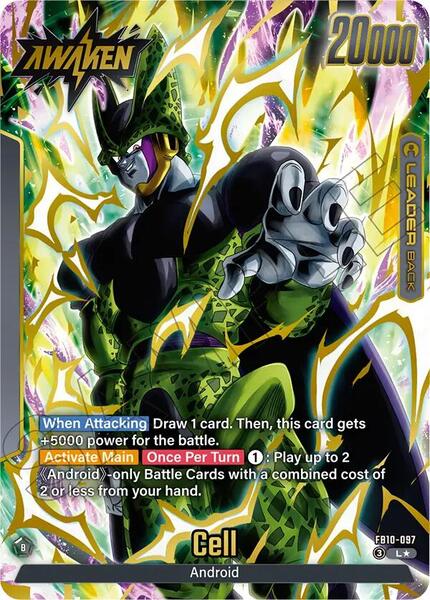 Cell - FB10-097 (Alternate Art) - Cross Force - Dragon Ball Super