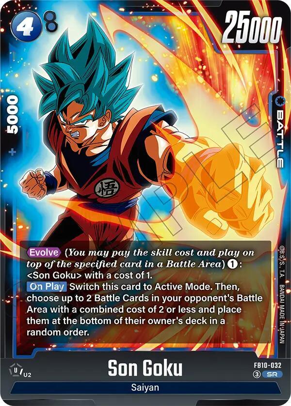 Son Goku - FB10-032 - Cross Force - Dragon Ball Super: Fusion